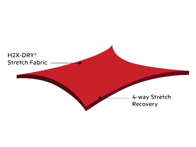 4-way stretch graphic